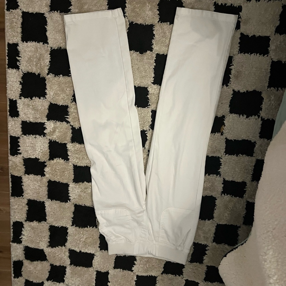 Flare jeans stretchy waist perfect fit. Wide leg stretchy comfort all over fit